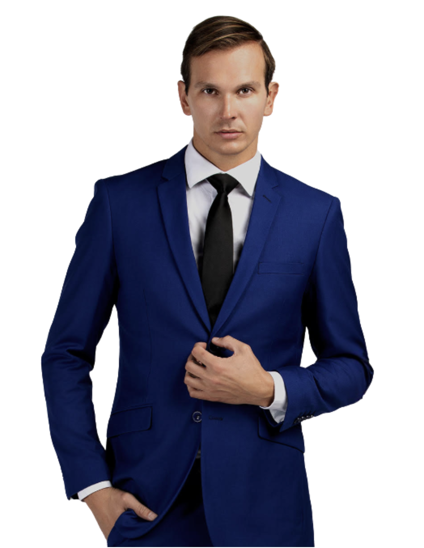 Elegant Slim Fit Suit in Navy