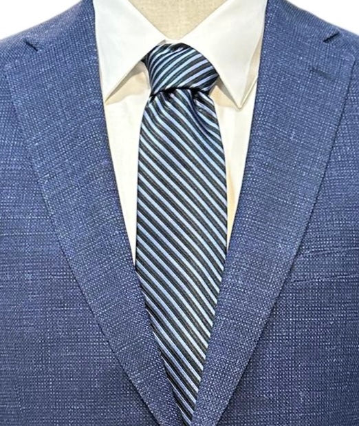 Designer Tie - Blue Stripe
