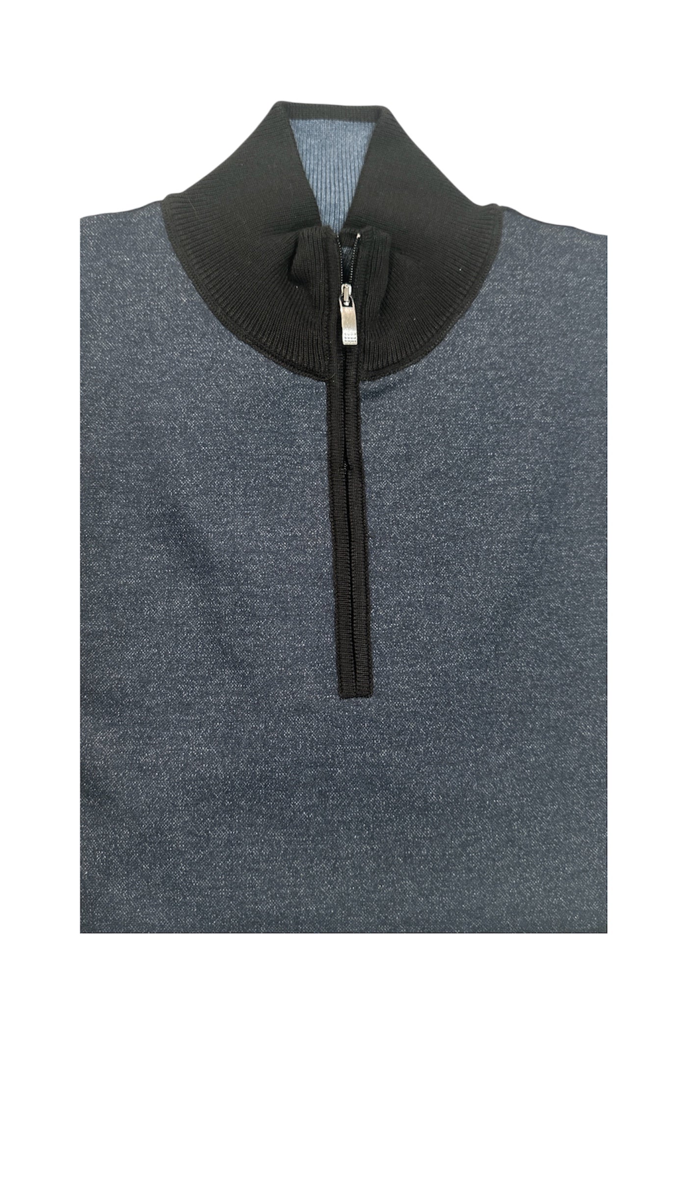 Enzo - Slim Business Casual Top in Navy