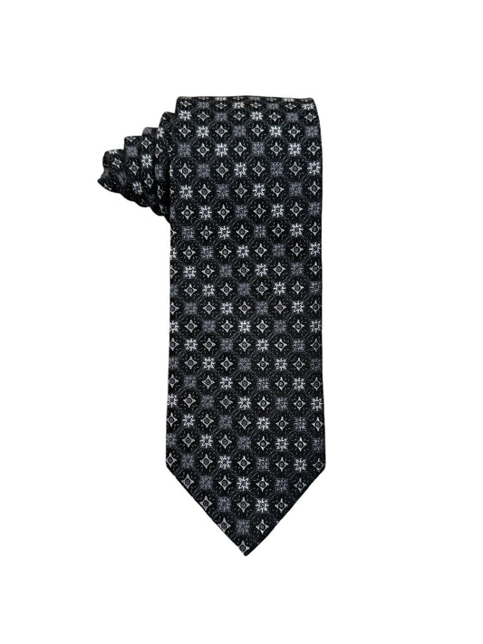 Piattelli Collection - Black and Silver Snow Flower