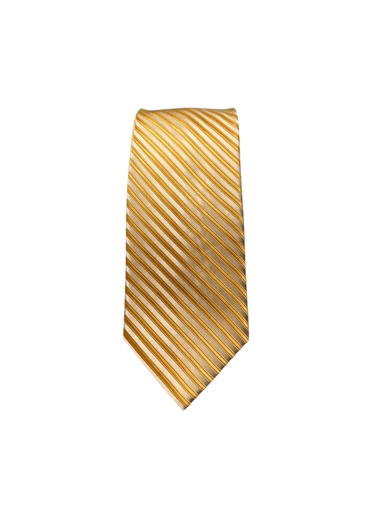 Designer Tie - Yellow Stripe