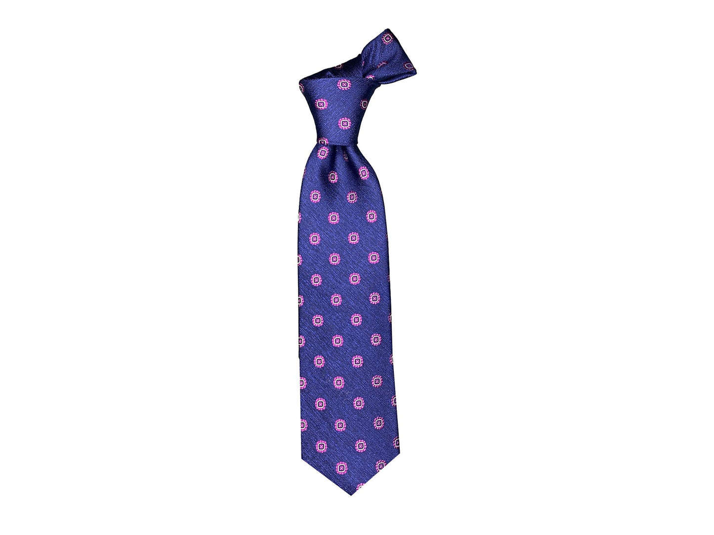 Piattelli Collection - Navy & Pink Medallion