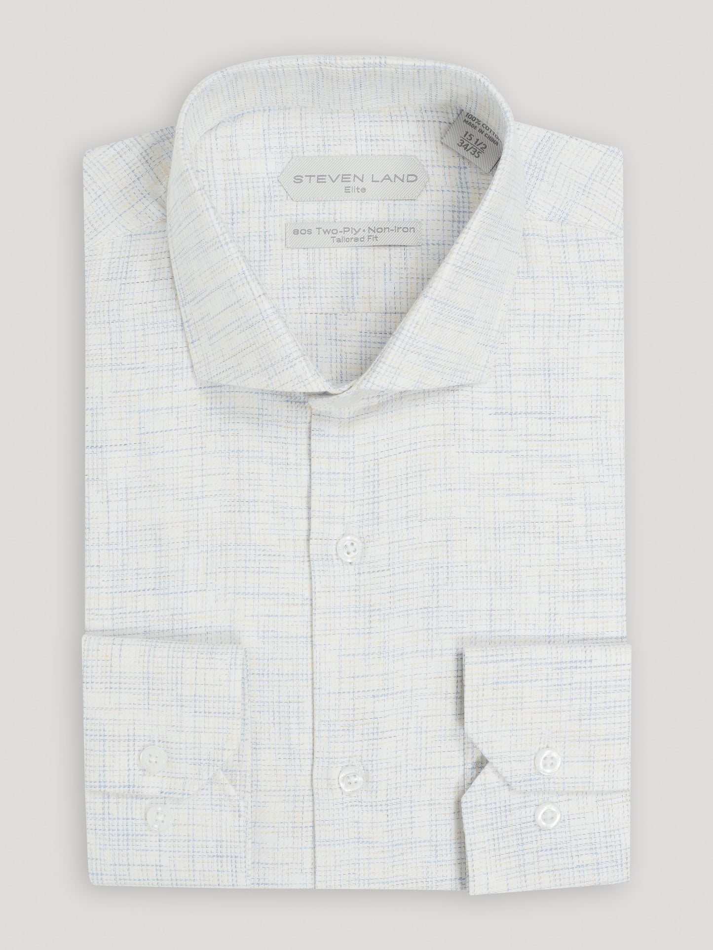Steven Land - Elite Italian Barrel Cuff Shirt - Yellow