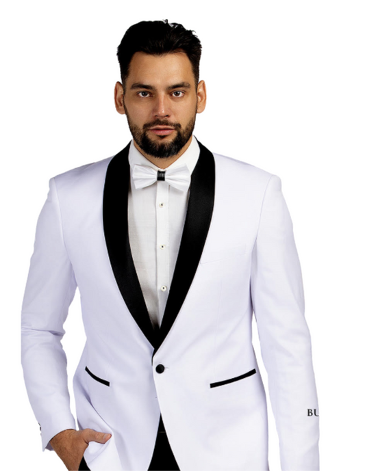 Elegant Tuxedo in White