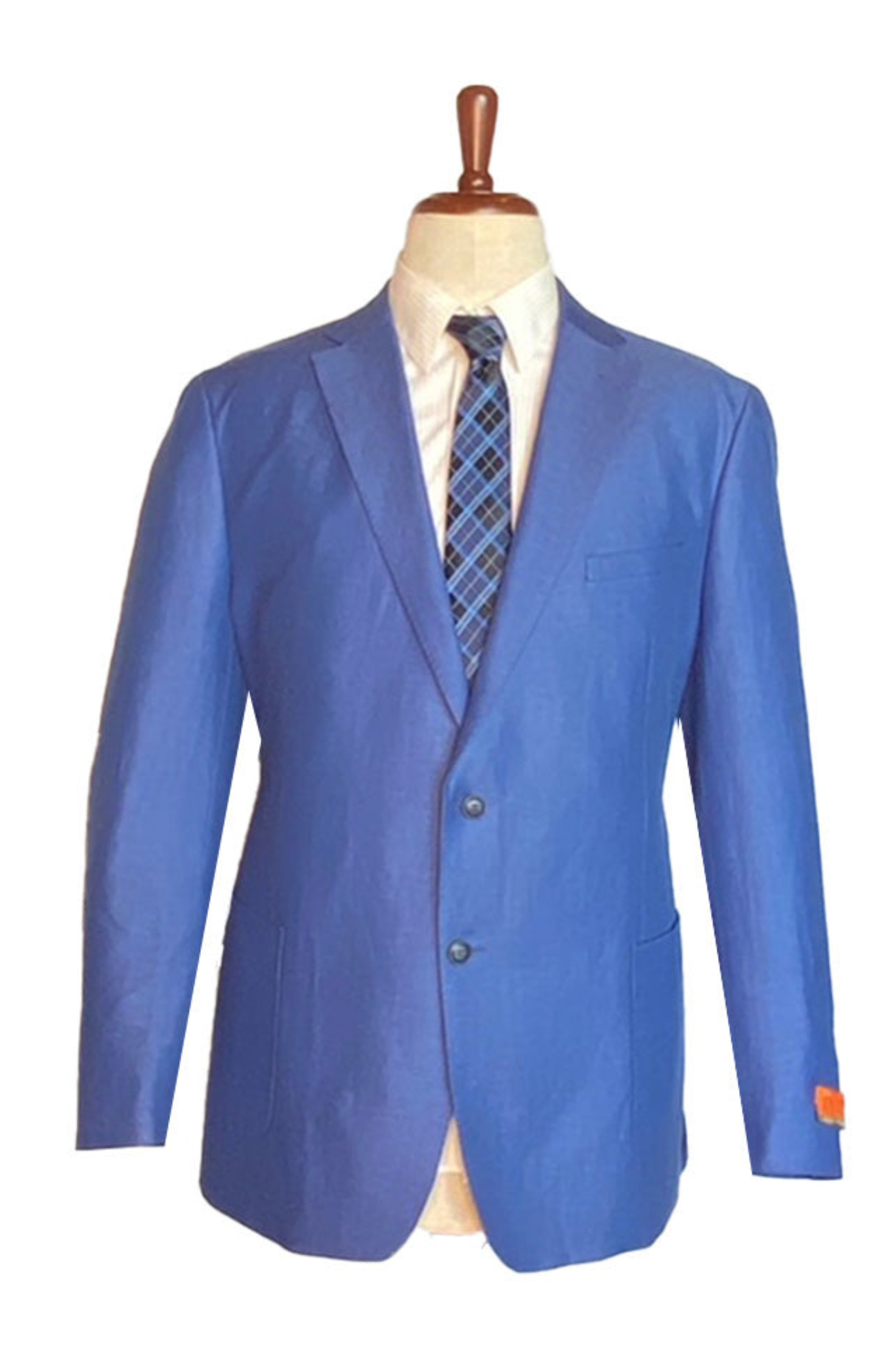 Premium Wool Italian - Light Royal Blue Blazer