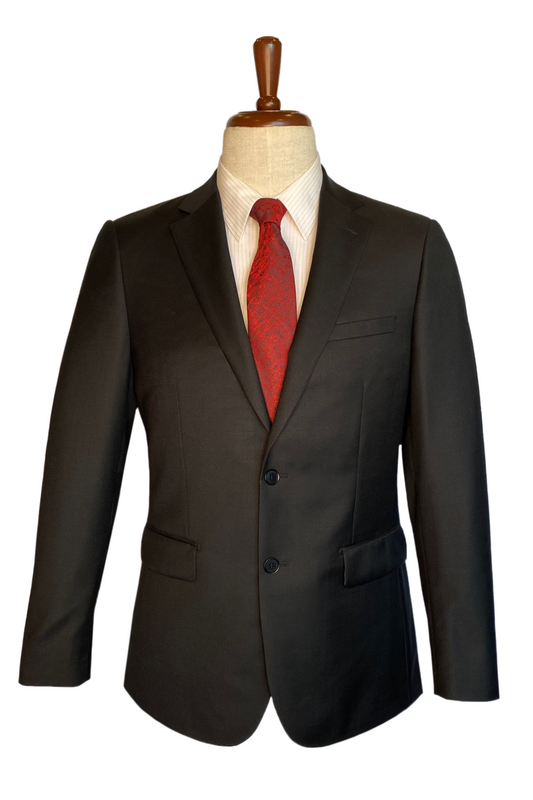Premium Wool Italian - Modern Fit Blazer Black