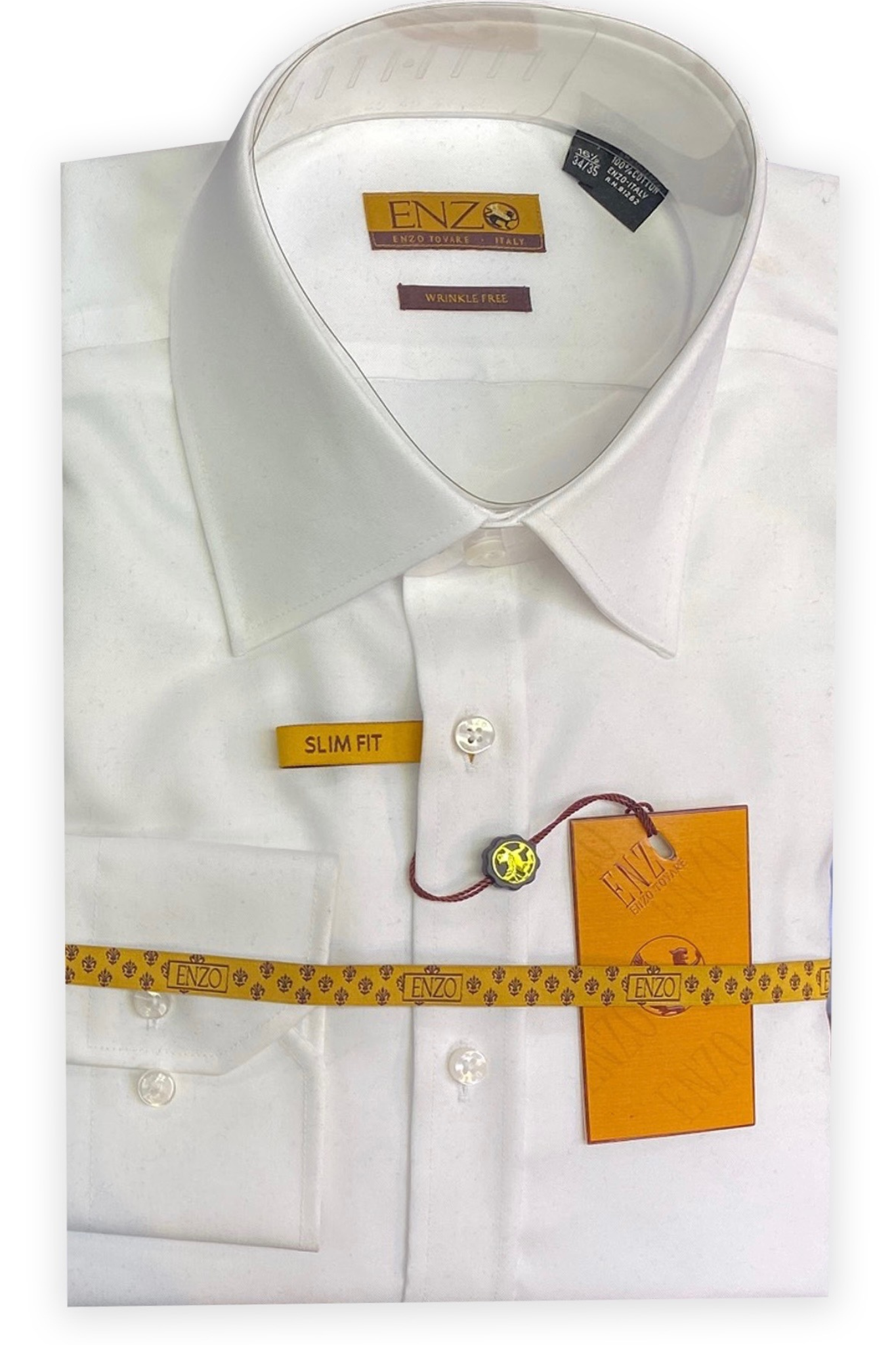Men's Formal Dress Shirt - French Cuff - White