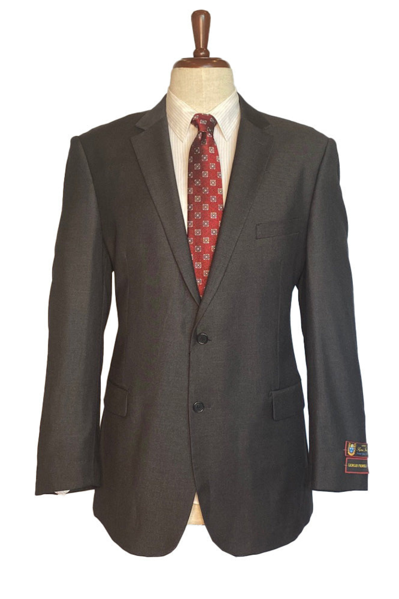 Sophisticated Italian Style - Charcoal Gray Suit