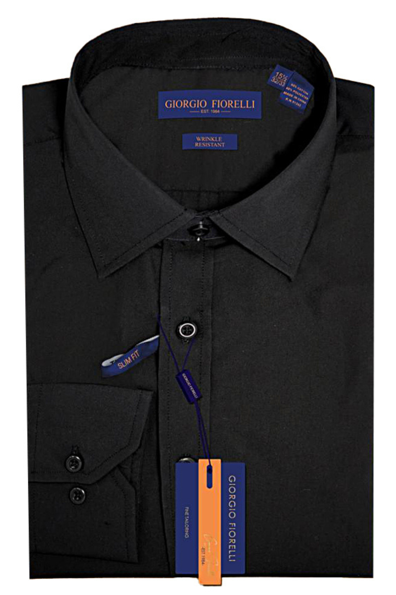Sophisticated Italian Style - Dress Shirt - Black