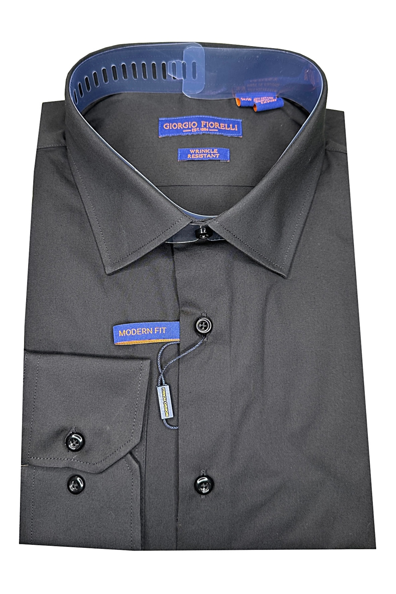Sophisticated Italian Style - Dress Shirt - Black