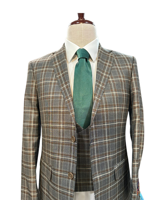 Sophisticated Italian Style - 3 Piece Suit - Super Fine