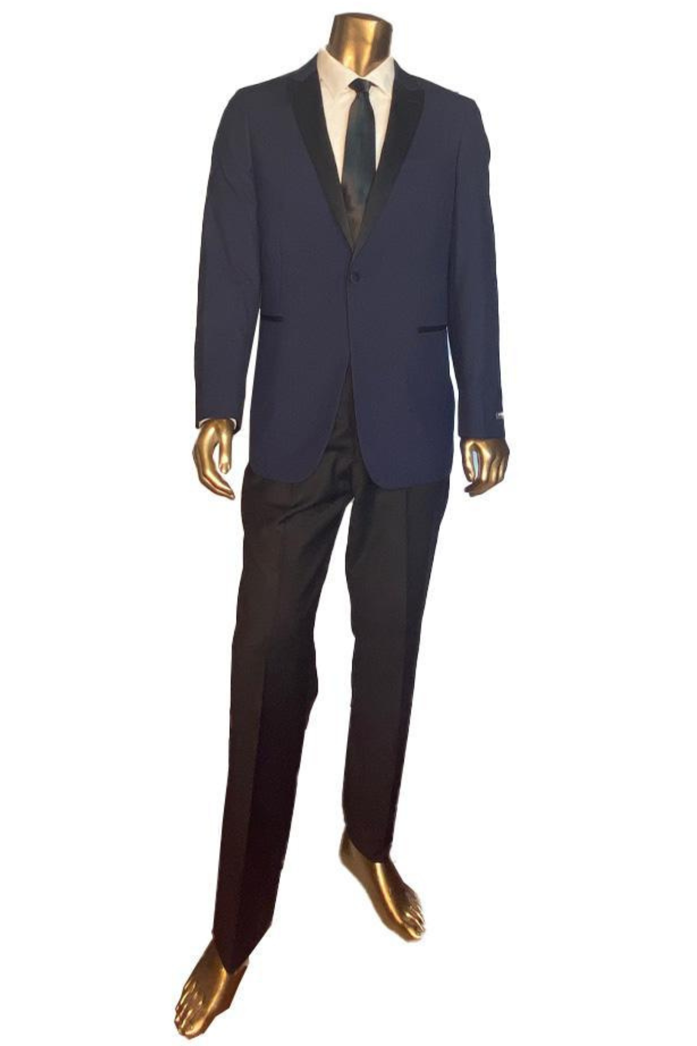Tuxedo Collection - Classic Fit Tuxedo Navy Model Two Button