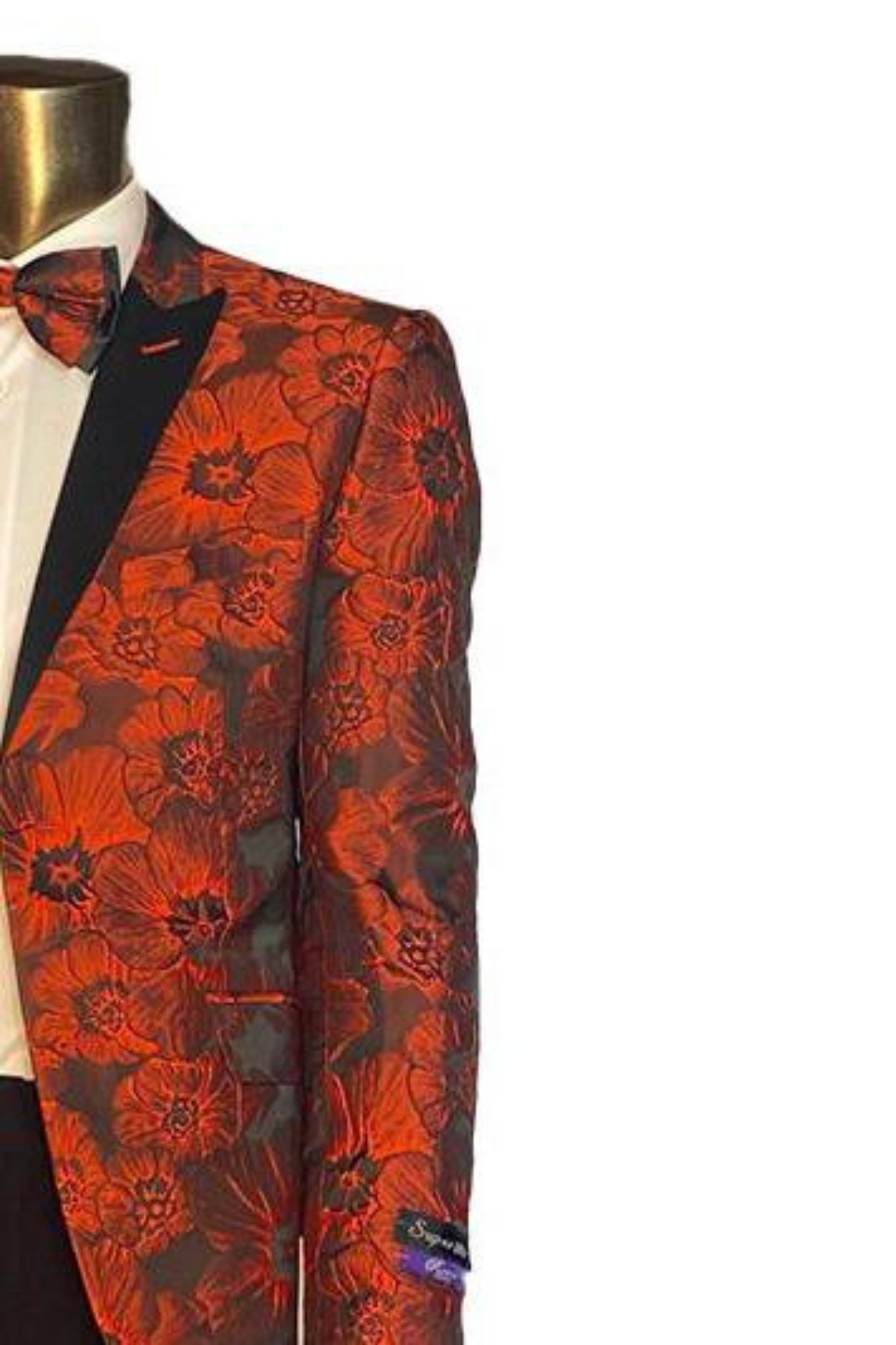 Tuxedo Collection - Tuxedo & Bowtie - Slim Fit - Red