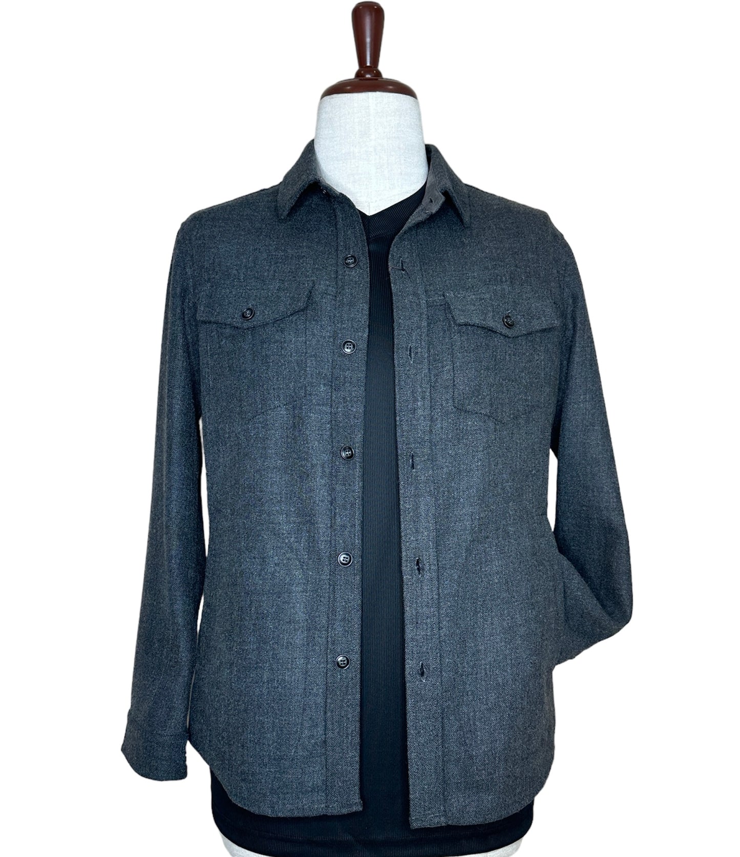 Premium Wool Italian - Charcoal Grey Blazer