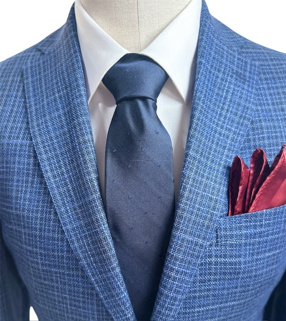 Piattelli Collection - Embroidered Navy