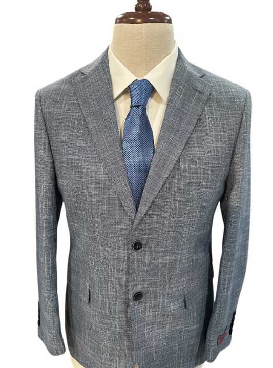 Stylish Italian Cut - Blazer - Blue Texture
