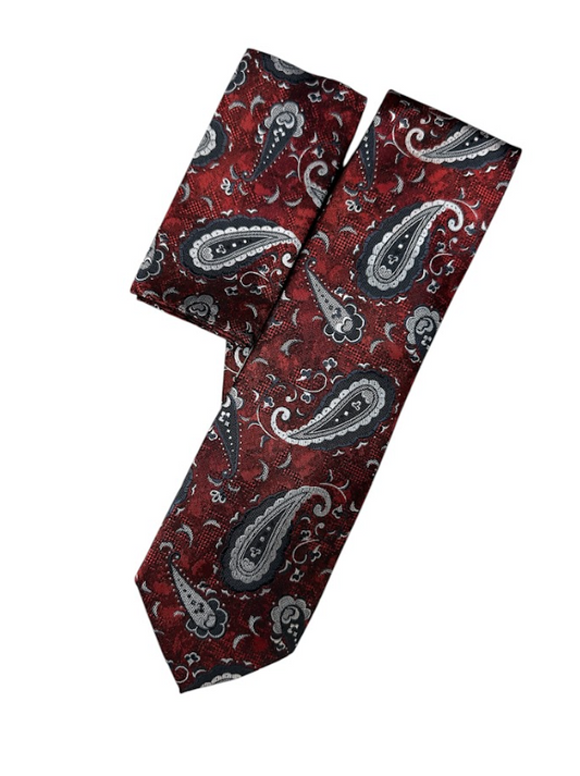 Silk Touch - Red Paisley