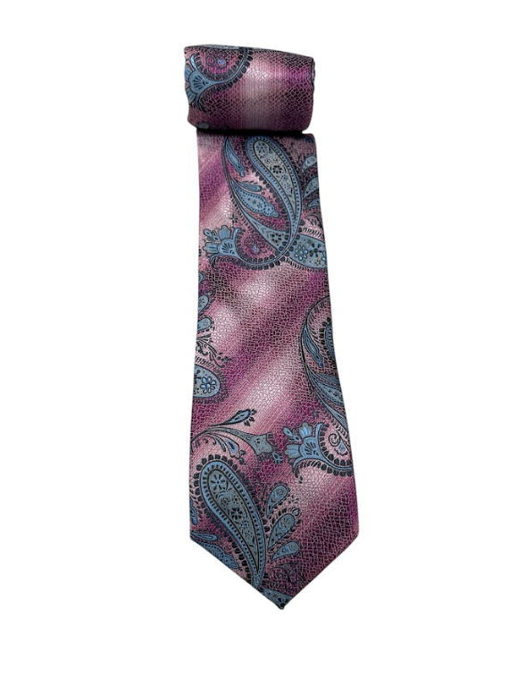 Silk Touch - Pink Floral Paisley