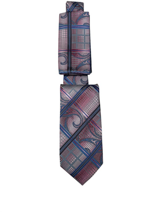 Silk Touch - Pink & Purple Check Diamond