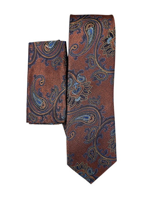 Silk Touch - Persian Rust Paisley