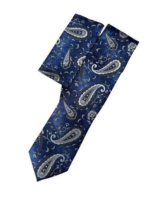Silk Touch - Blue Paisley