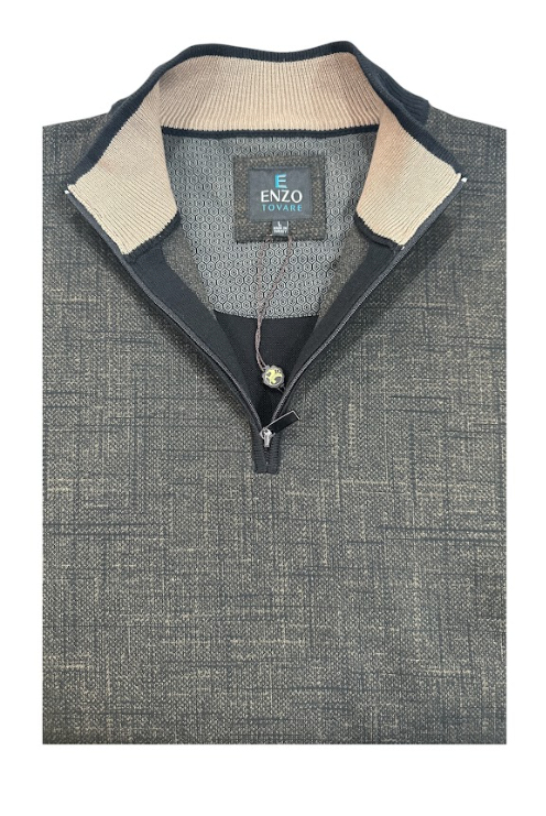 Enzo - Business Casual Top in Brown