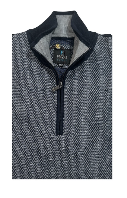 Enzo - Business Casual Top in Dark Navy