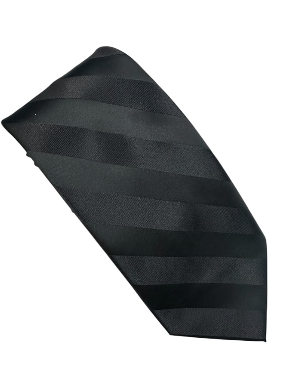 Elegant Tie - Black Stripe