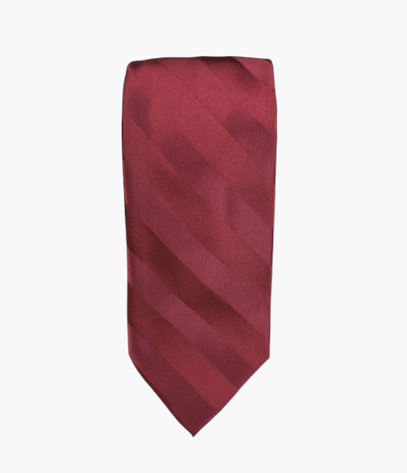 Elegant Tie - Burgundy Stripe
