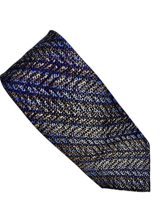 New Collection - Brown & Blue Texture Pattern