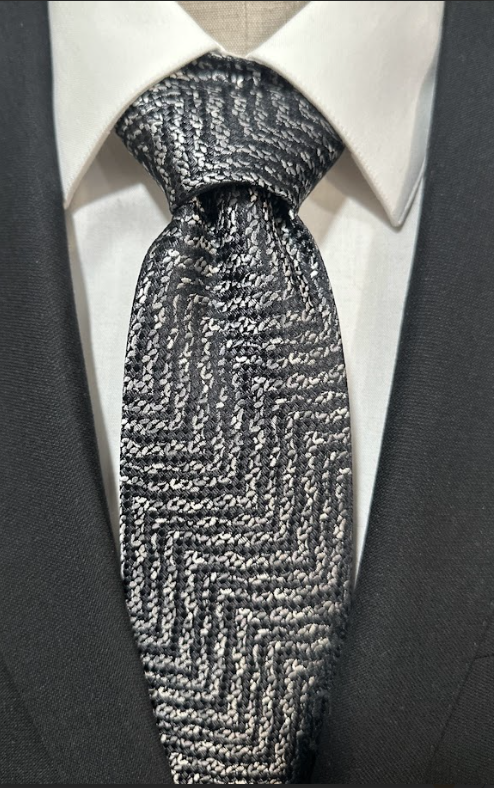 New Collection - Black & Silver Texture Pattern