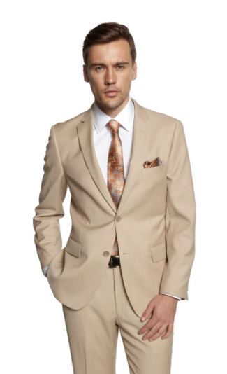 Sophisticated Italian Style - Beige Suit