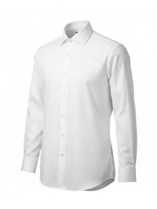 Men's Formal Dress Shirt - French Cuff - White