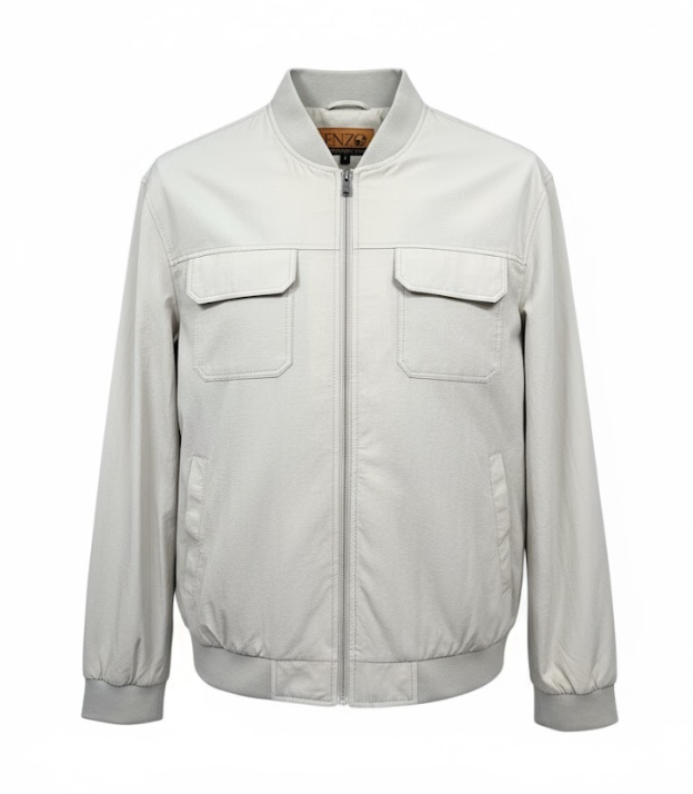 Premium Wool Italian - Blazer - Cream