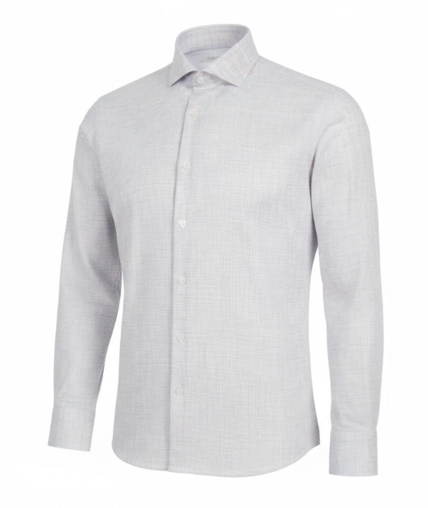 Steven Land - Elite Italian Barrel Cuff Dress Shirt - Red