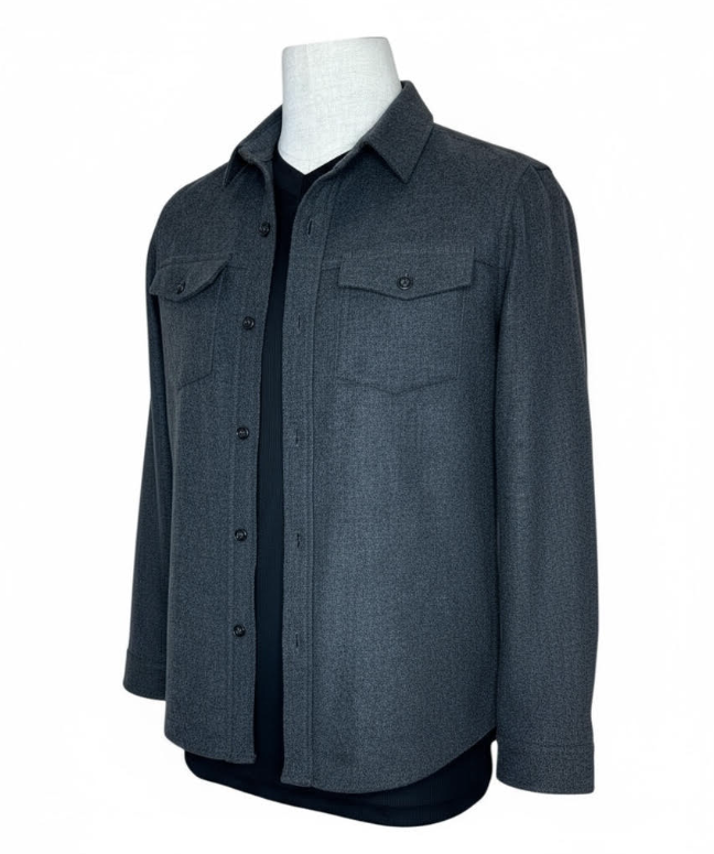 Premium Wool Italian - Charcoal Grey Blazer