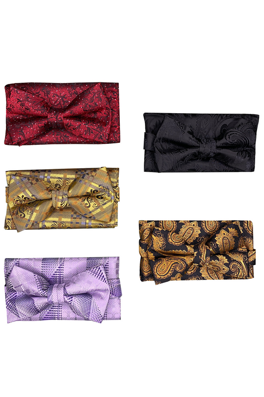 Stacy Adams - Bow Tie & Hanky Set Ready Tied