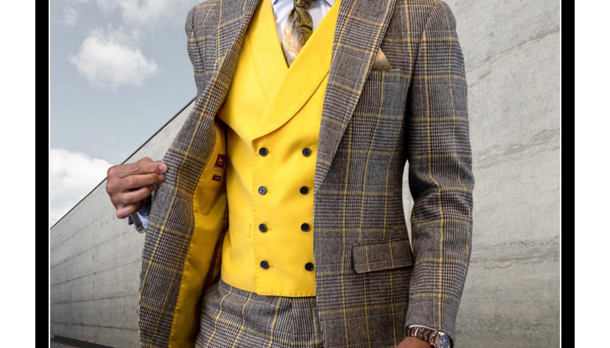 Statement - 2 Piece Suit - Banana