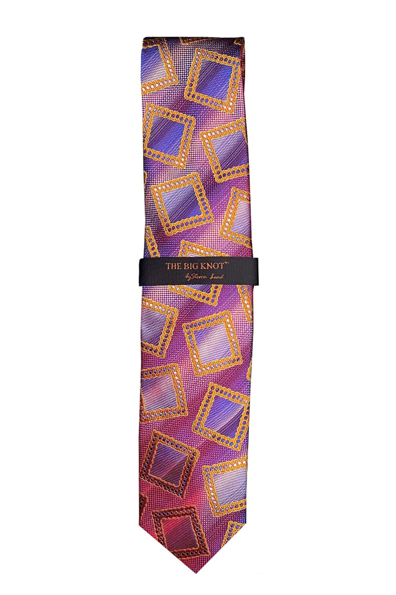 Steven Land Collection - "The Big Knot" - Purple Mosaic Medallion