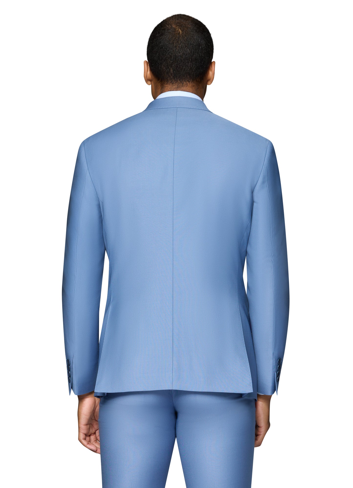 Finest Italian Luxe Suit in Light Blue