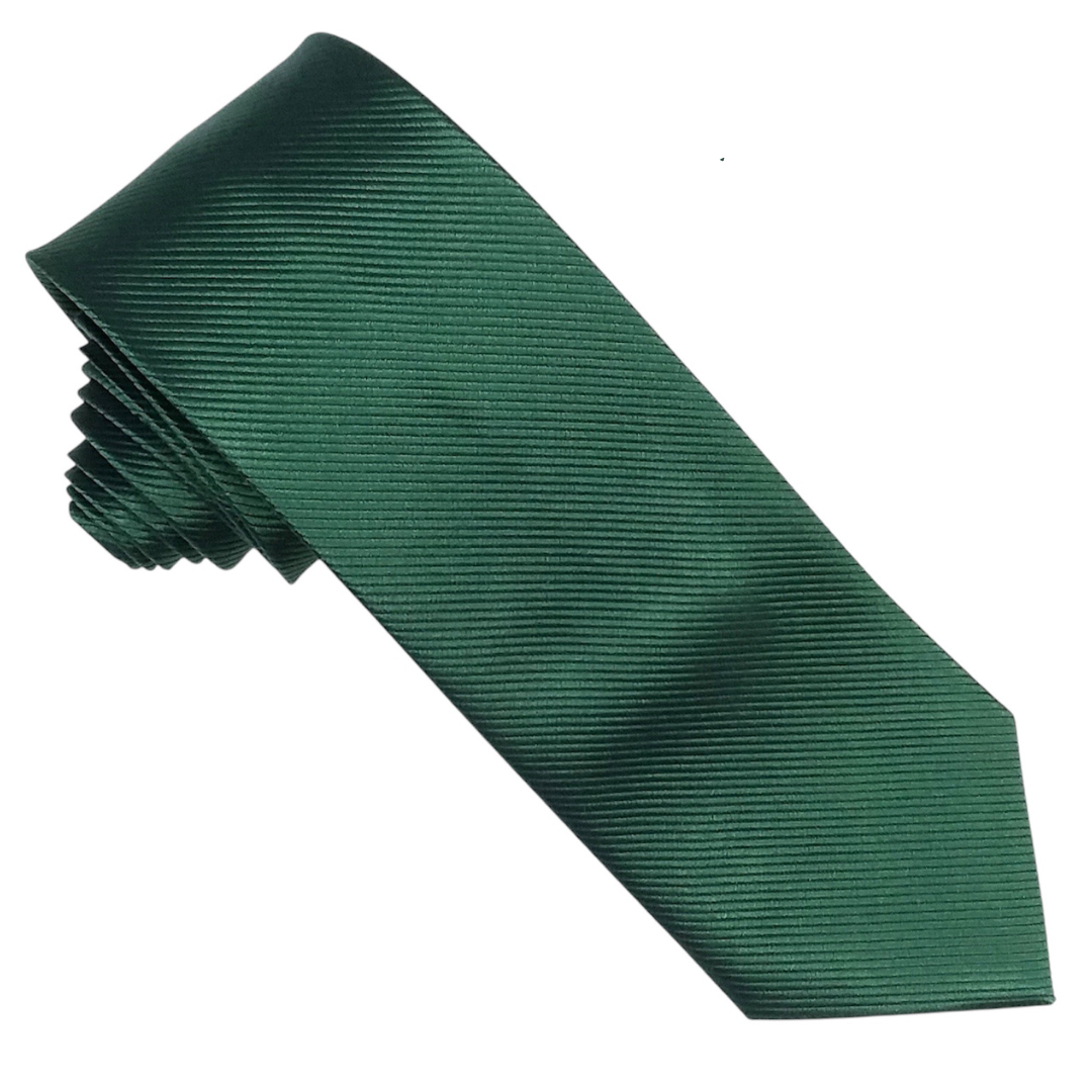 Designer Tie - Green Solid