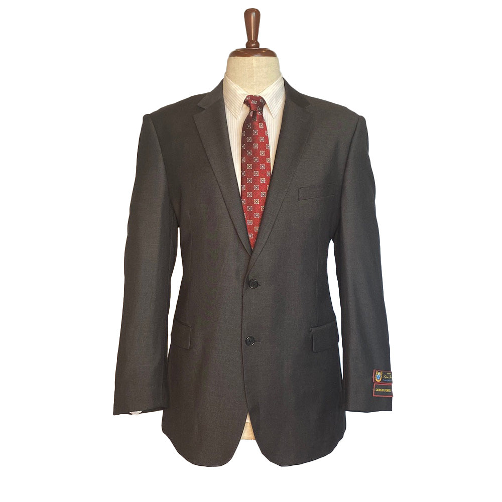 Sophisticated Italian Style - Charcoal Gray Suit