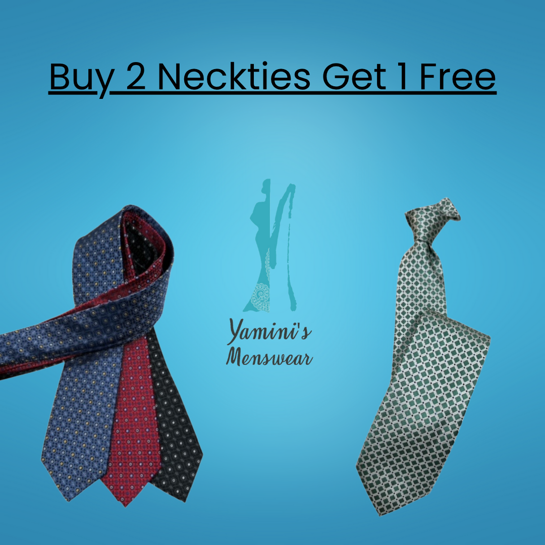 Buy 2 Neckties Get 1 Free