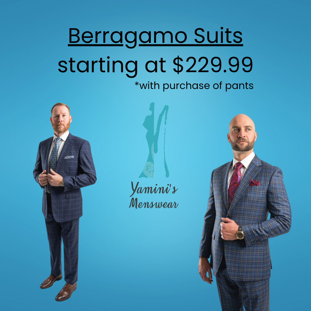 Berragamo Suits starting at $229.99