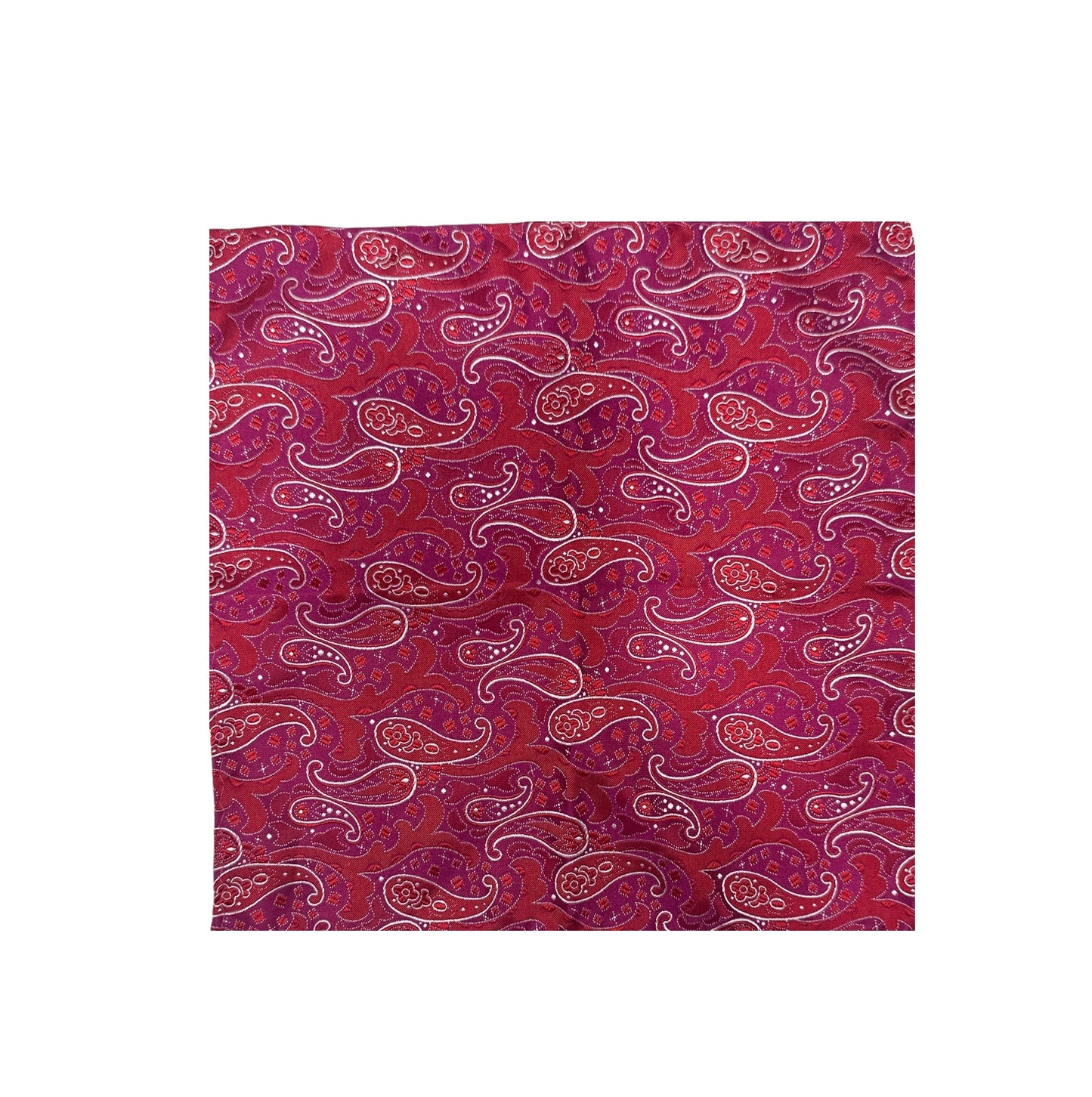 Epic Red Paisley Handkerchief