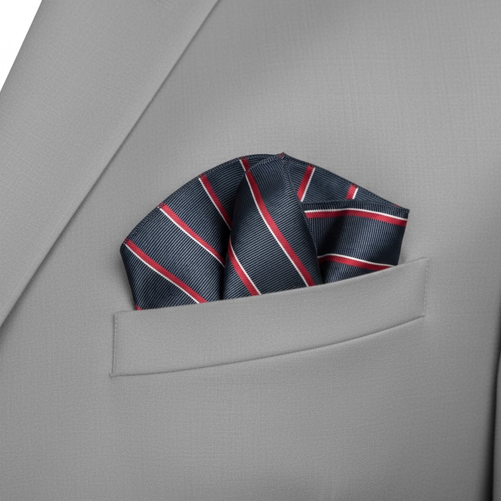 Black & Red Handkerchief