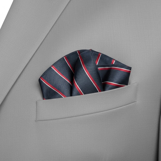 Black & Red Handkerchief