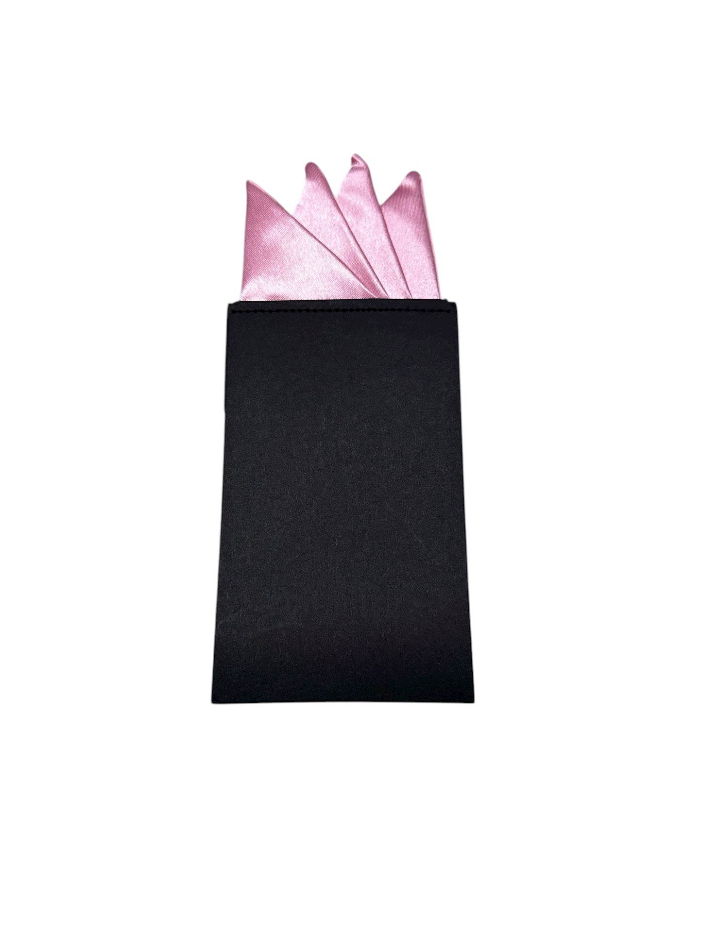 Pre-Folded Pink Handkerchief