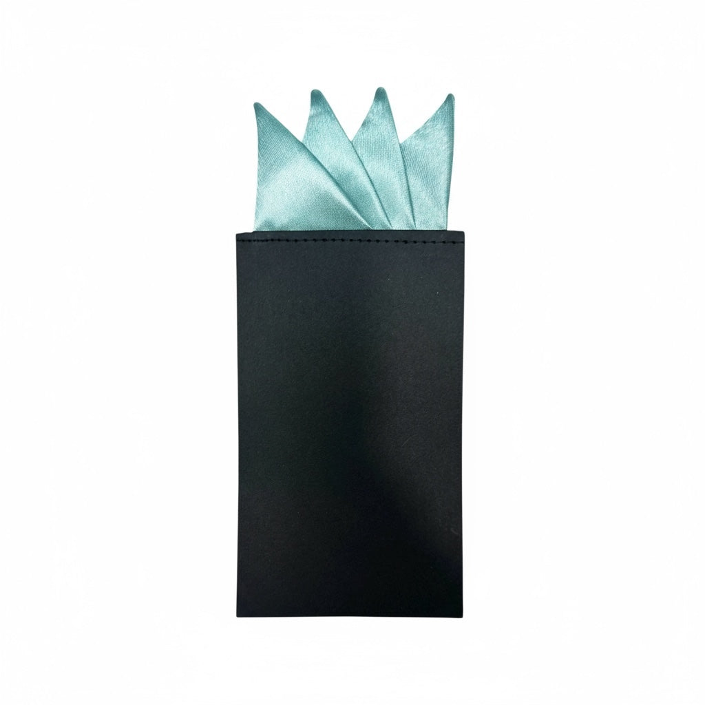 Pre-Folded Sea Green Handkerchief