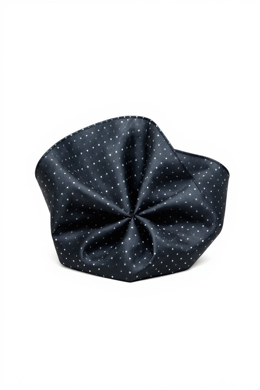 Black Polka Dot Handkerchief